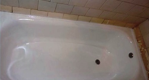 Реставрация ванны жидким акрилом | Красносельская